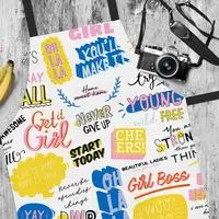 Кухонный фартук полноцветный Colorful Girl  75х51 см