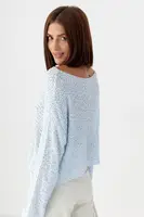 Кофта-павутинка із букле - блакитний колір, ONE SIZE