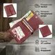 Небольшой женский бумажник с монетницей ST Leather 18920 Бордовый