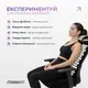 Массажный коврик Easyfit с подушкой (аппликатор Кузнецова) + чехол Черный с белым