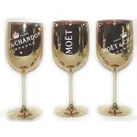 Фірмові келихи для шампанського Moët & Chandon, Фужери Миє Шандон. Золотий moet