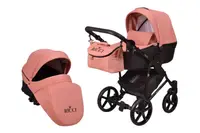 Детская коляска 2 в 1 Ricci Primo Premio коралловый 011