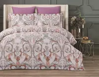 Комплект постільної білизни 200х220 см Сатин-люкс Mandela Fashionable Arya AR-TR1004203
