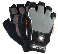 Рукавички для фітнесу Power System PS-2580 Man’s Power Black/Grey XS