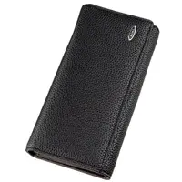 Кошелек женский из зернистой экокожи KIVI 19056 Черный