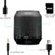 Портативная Bluetooth колонка Hopestar H8 FM, MP3, AUX, TF, USB/microUSB, Handsfree Чёрная