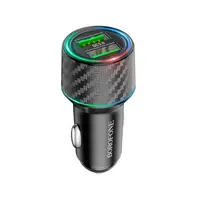 Адаптер автомобильный BOROFONE Brilliant dual port car charger BZ21A |2USB, 36W/3A, QC|