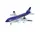 Самолет на радиоуправлении Aircraft, подсветка. Blue (140445)