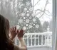 Набор новогодних наклеек на окно Снежинки 2 14582 45х60 см 1 лист