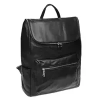 Мужской кожаный рюкзак Borsa Leather k168008-black