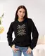 Стильный Вышитый женский свитшот "Колосок" 3XL