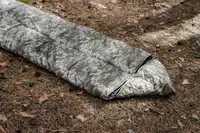 Спальний мішок ЛІТО (ковдра з капюшоном), Піксель, ширина 100 см