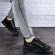 Женские кеды Fashion Kicks 1882 40 размер 24 см Черный