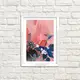 Постер в рамке Цветы 15x21 см (WMT5_ART032_WH)