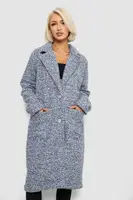 Пальто женское без подкладки, цвет синий, 257R99