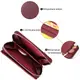Женский кошелек среднего размера из натуральной кожи ST Leather 22551 Бордовый