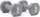 Гантели Reebok Dumbbells серый Уни 5 кг