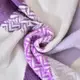 Плед покрывало Kassandra 200x220 см хлопковое TM IDEIA ліла/беж