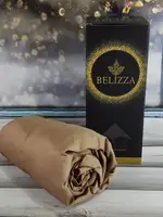 Kahve 160х200см., сатиновая простыня на резинке. Belizza Турция.