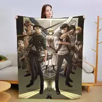 Плед 3D Атака титанов 13876 135х160 см