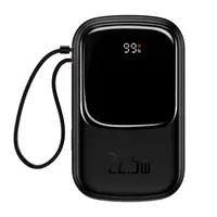 УМБ BASEUS Qpow Pro Digital Display Fast Charge Power Bank (With Type-C Cable) 20000mAh |USB/Type-C/Lightning, 22.5W/5A, PD/QC|