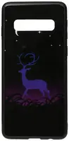 Чехол-накладка TOTO Night Light Print Glass Case Samsung Galaxy S10+ Deer