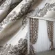 Комплект (2шт. 1х2,7м.) штор из ткани бархат, коллекция "Корона М". Цвет какао. Код 894ш 31-351