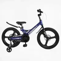 Дитячий велосипед 20" Corso Connect, магнієва рама, литі диски, зібраний на 75%. Dark blue (162134)