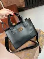 Чорна - стильна сумка високої якості - гарно тримає форму - у стилі Totе Bag (0551)