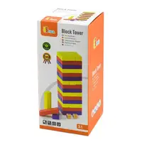 Дерев"яна настільна гра Viga Toys Кольорова дженга 56215