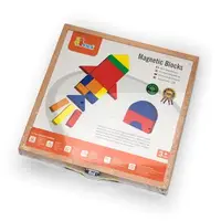 Набір магнітних блоків Viga Toys Форми та кольори (59687)