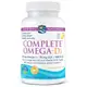 Жирные кислоты Nordic Naturals Complete Omega-D3, 60 капсул - лимон