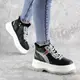 Кроссовки женские зимние Fashion Donno 2323 37 размер 23,5 см Черный