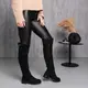 Ботфорты женские зимние Fashion Abu 3890 36 размер 23,5 см Черный