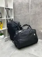 Темно-серая - 56x35x28 см - дорожная сумка на колесах - очень удобная и практичная в использовании (7011)