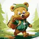 Картина по номерам "Путешественник" 30х30 см