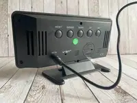 Настінний годинник електронного VST 888Y з датчиком температури та навколишнього середовища