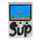 Игровая приставка консоль Sup Game Box 500 игр, Ретро приставка денди, Тетрис приставка. Цвет: белый