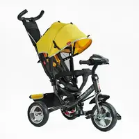 Велосипед 3-х колесный детский Best Trike, фара музыкальная, с USB, пульт. Yellow (150254)