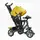 Велосипед 3-х колесный детский Best Trike, фара музыкальная, с USB, пульт. Yellow (150254)
