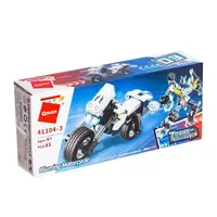 Дитячий Конструктор Qman 41104-1-6 поліція, транспорт, 69 дет Blurring Motorcycle