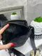 Натуральная кожа. Черная мужская сумка на 5 отделений на молнии с регулирующим ремнем - 25х20 см (1784-3)