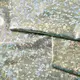 Ткань трикотаж Лазер голограмма большая серебро/белый