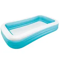 Бассейн надувной Intex 305х183х56 см, 1020 л. Blue and White (14711)