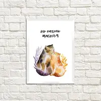 Постер в рамке Ти пахнеш щастям 15x21 см, A5 (WMT5_22L007_WH)