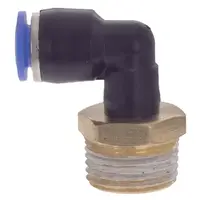 Штуцер цанговый (угловой) Ø6 МТ 3/8" SIGMA (7027101)