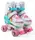 Раздвижные ролики квады 90-01 S Best Roller колеса PU светящиеся (размер 31-34). Multicolor (193614)