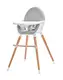 Стульчик для кормления 2 в 1 Kinderkraft Fini Gray (KKKFINIGRY0000)
