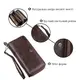Женский клатч с ремешком на запястье ST Leather 18867 Коричневый