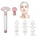 Массажер ролик электрический для лица Facial Roller Massager. Цвет бежевый